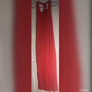 Coral Maxi Dress